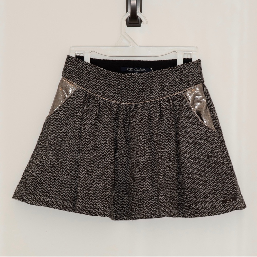 Grey and black skirt
